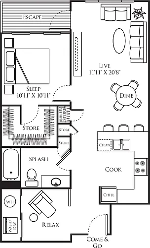 Floor plan A13