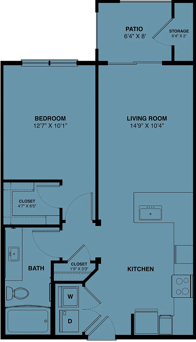 Floor plan A2 80% (Eligibility Restrictions Apply)