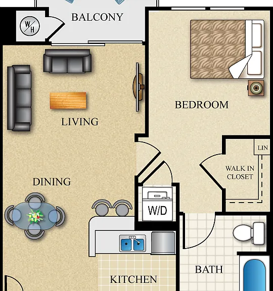 Plan B1 Floorplan Diagram
