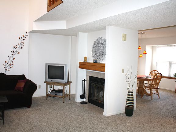 Living/dining/fireplace