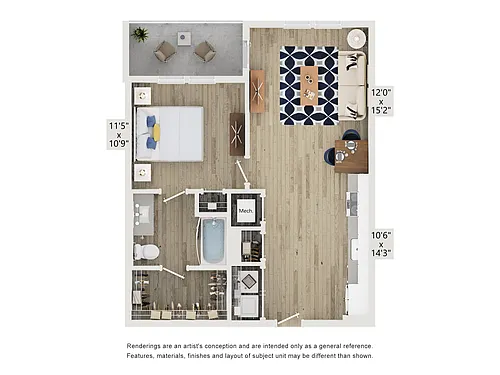 Floor plan A1