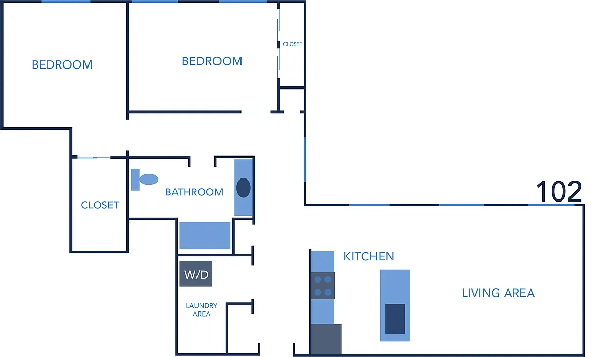 Floor plan 102