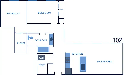 Floor plan 102