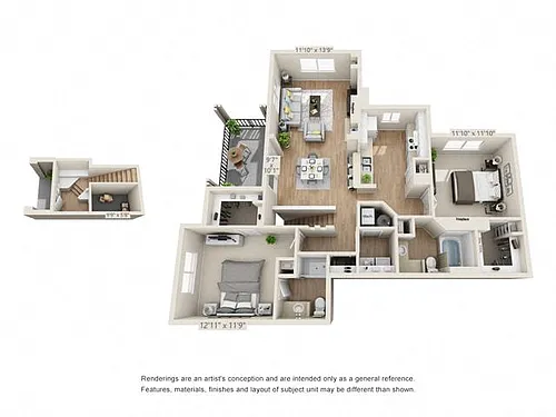 Floor plan Blue Ridge - Cottonwood Ridge