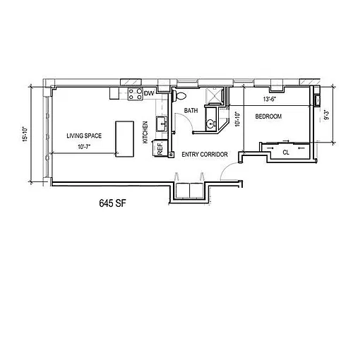 Floor plan Floor Plan 1J