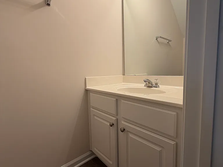 First floor half-bathroom