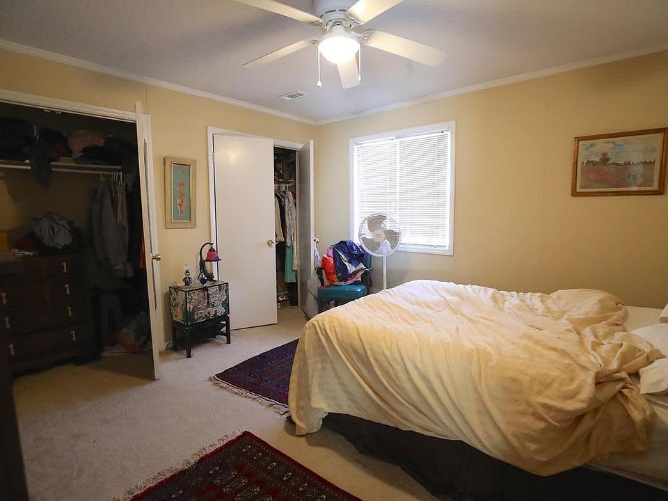 Large bedrooms with two closets.