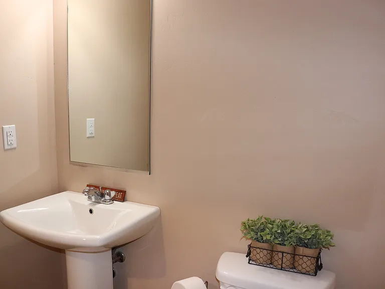 downstairs powder room