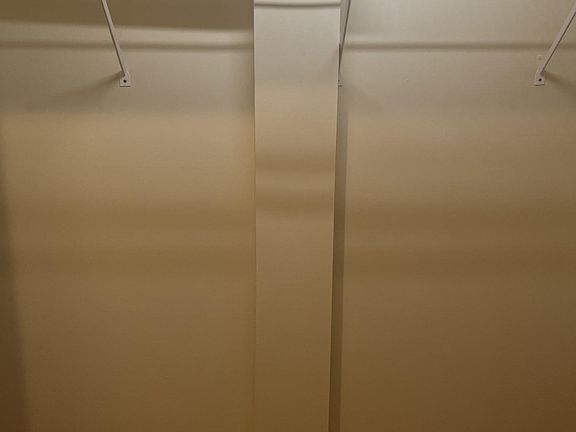 Coat closet at entry.