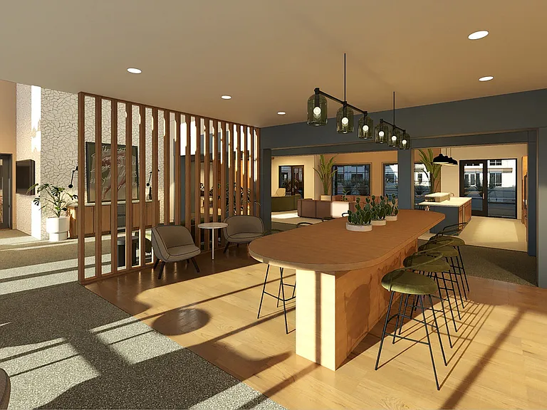 Community Lobby Rendering