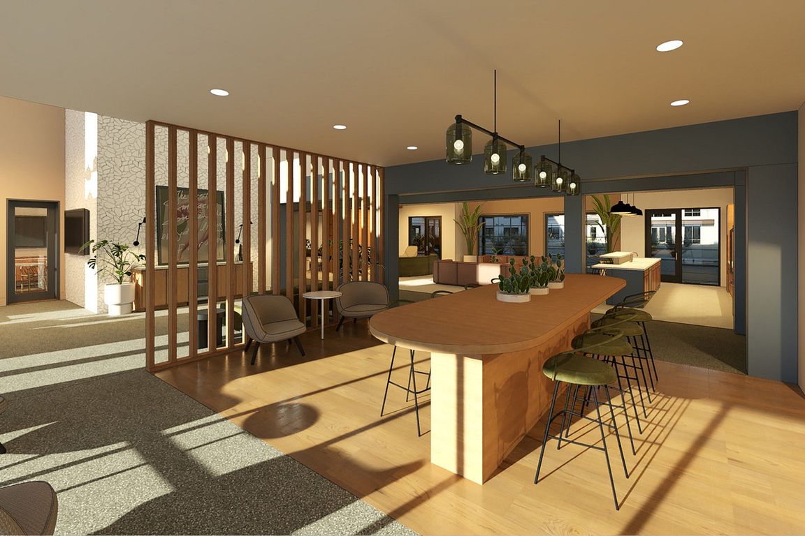 Community Lobby Rendering