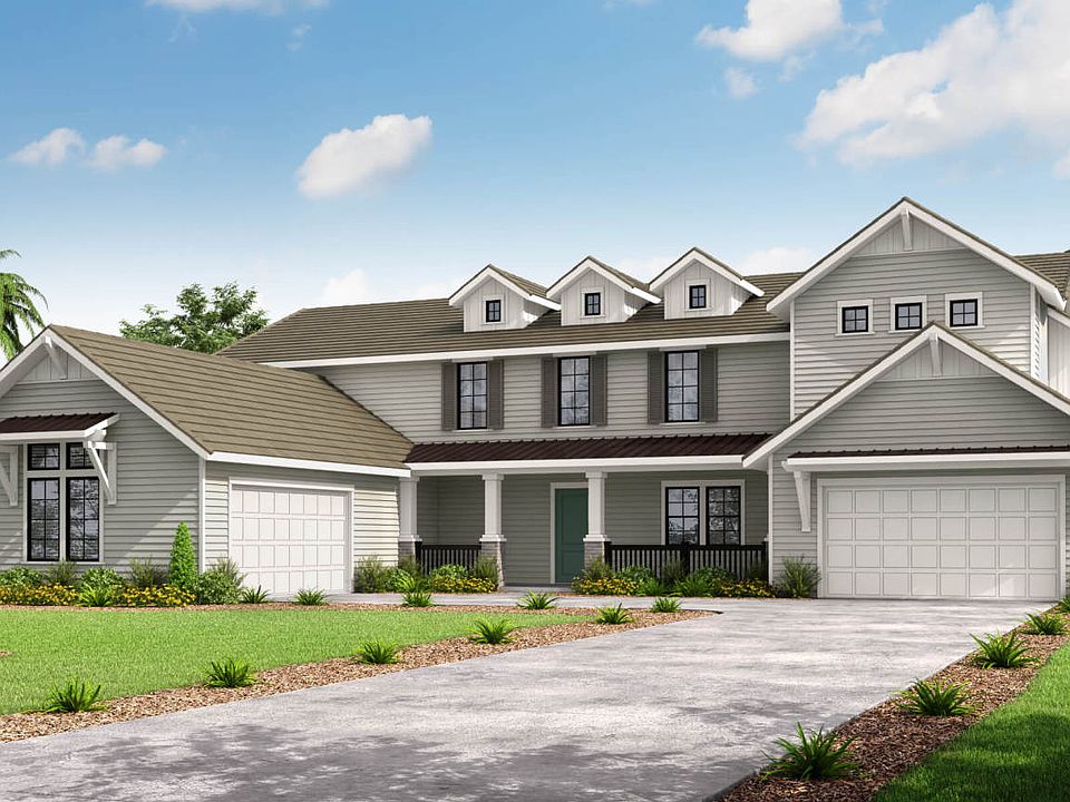 Red Porch Series at Farmstead - The Highfield - 8150 a - Elevation A - Hero