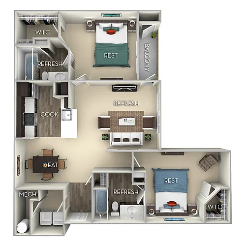 Floor plan Colonial