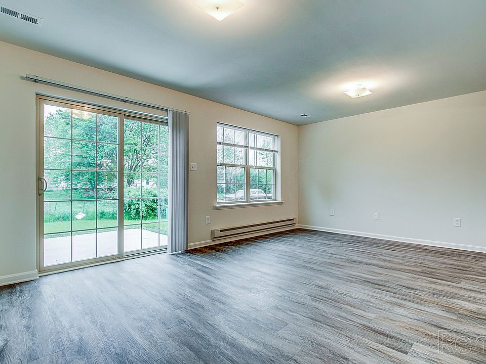 Living room and back patio