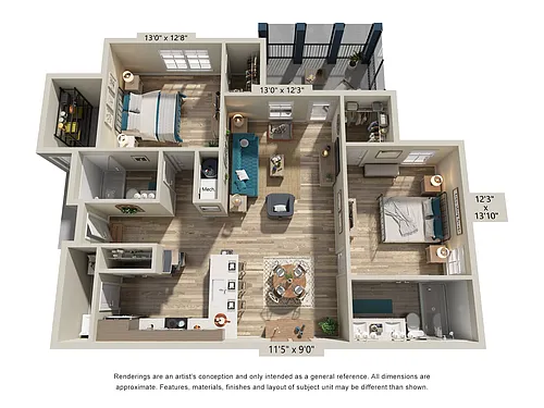 Floor plan Grayton