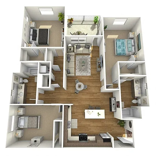 Floor plan C1R
