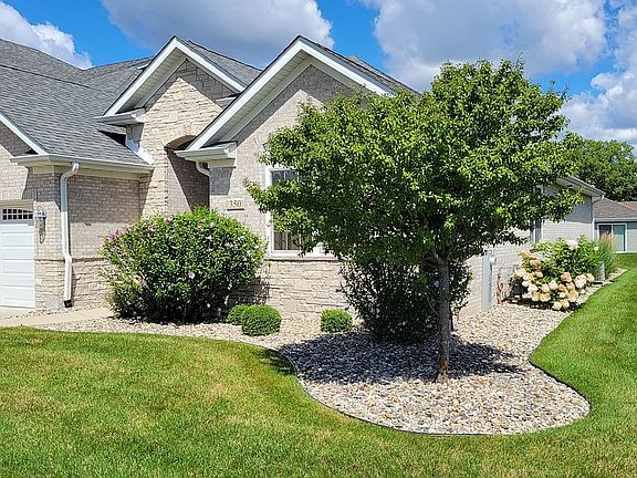 It has beautiful landscaping