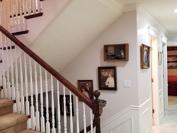 two tone Stairs up to loft