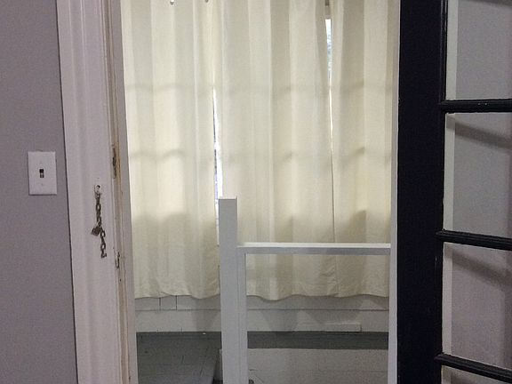 PORCH HAS ENOUGH ROOM FOR 2 CHAIRS