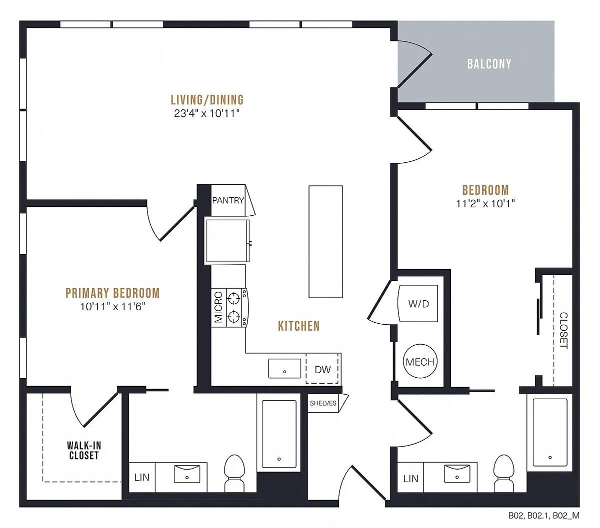 Floor plan B3