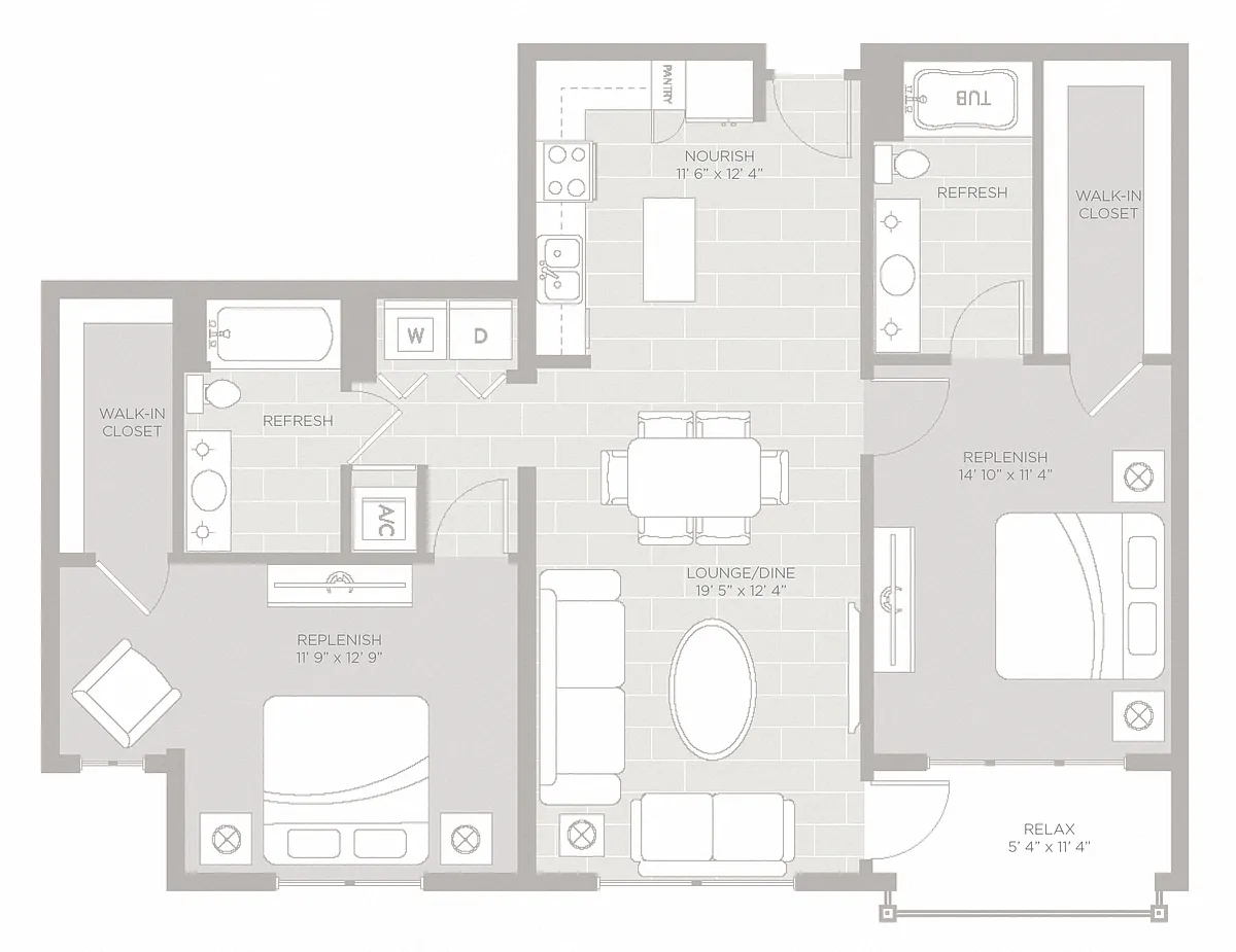 Floor plan Pier