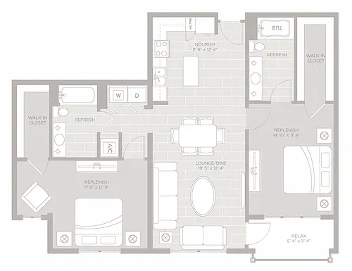 Floor plan Pier