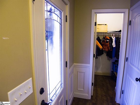 Closet at entrance to the home