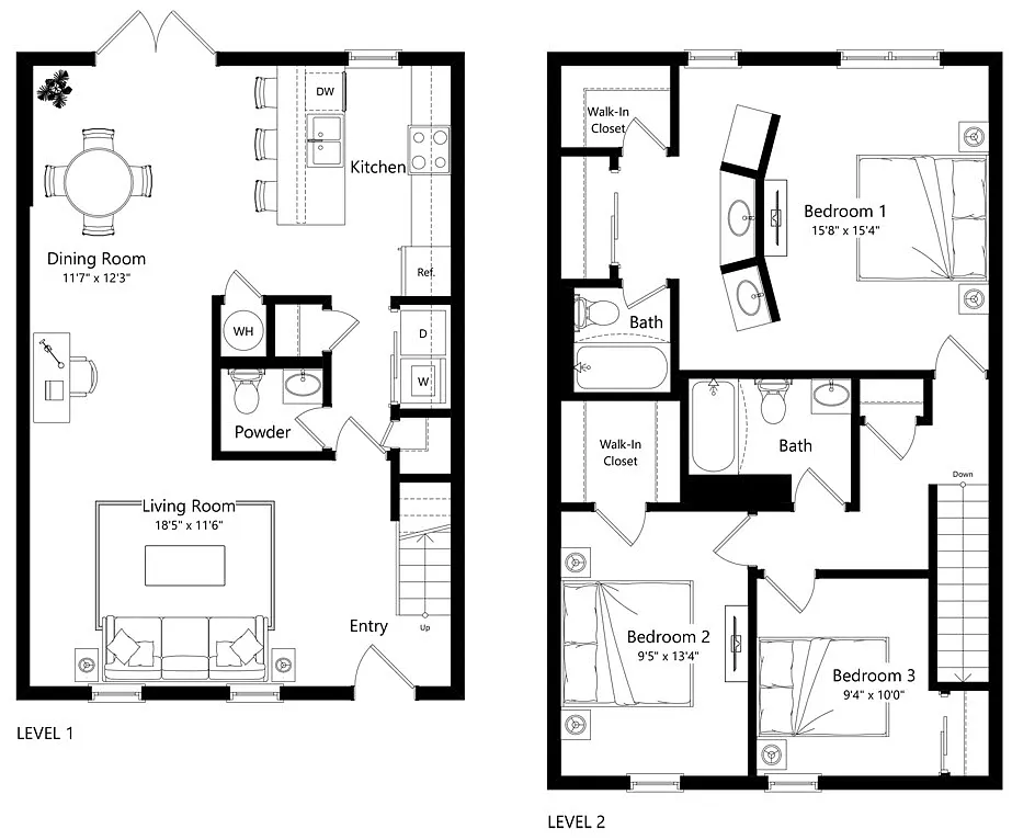 Floor plan Lily Classic