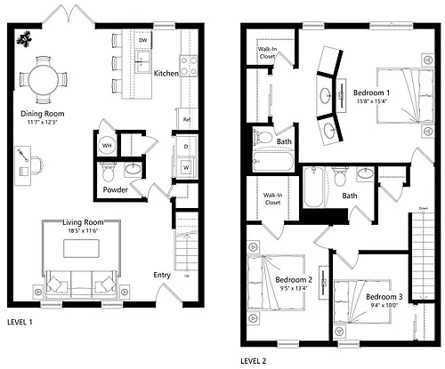 Floor plan Lily Classic