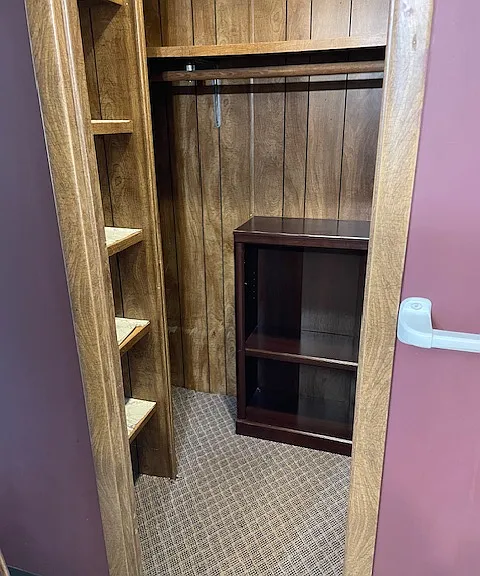 Master Bedroom walk in closet.