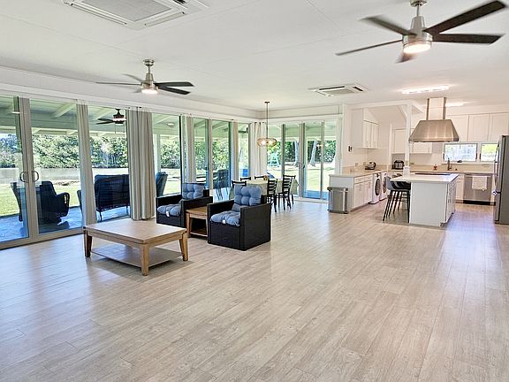 Main House - Living Room Area & Kitchen