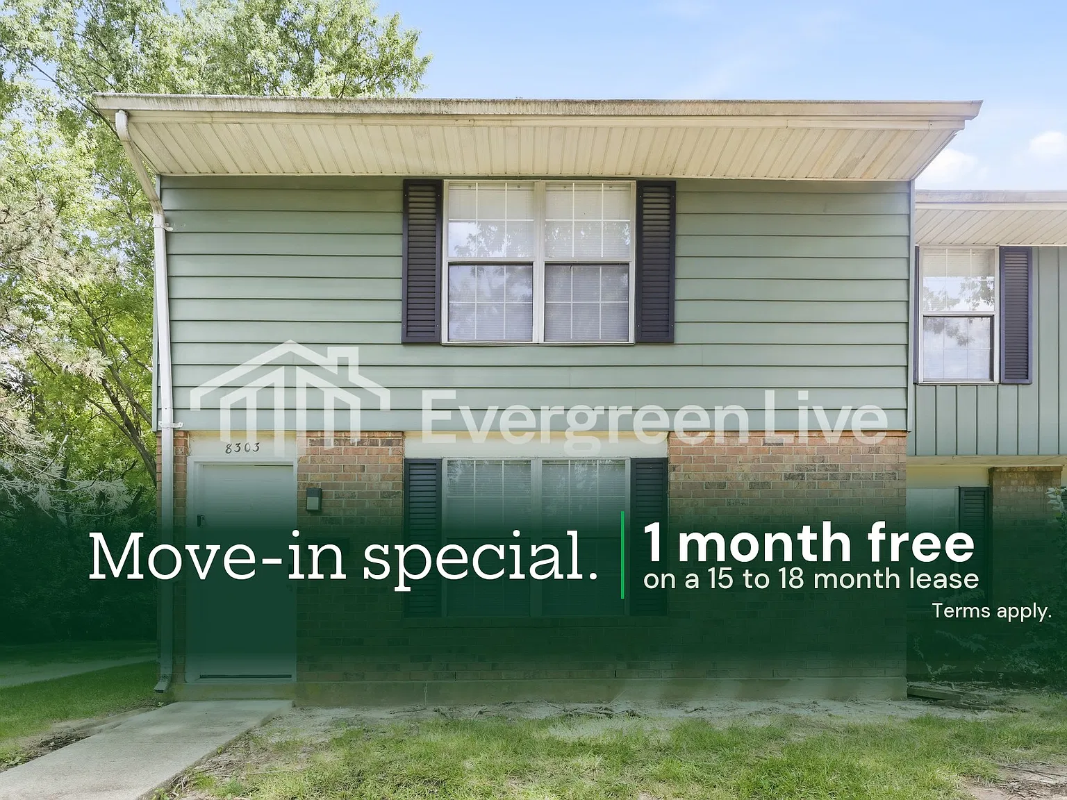 3 bed, 1.5 bath, 1555 sqft, $1,095 — Photo 1