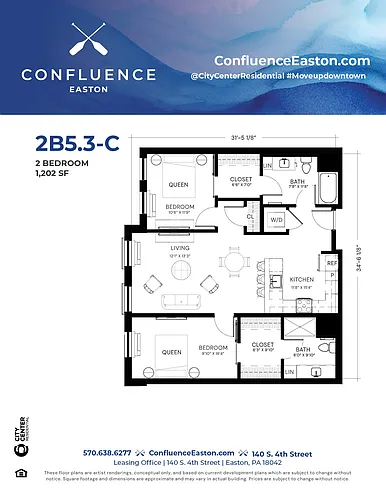 Floor plan 2B53-C