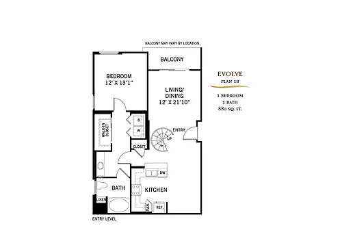 Floor plan Evolve