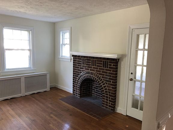 Living room with fireplace
