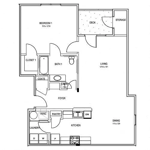 Floor plan Brunswick