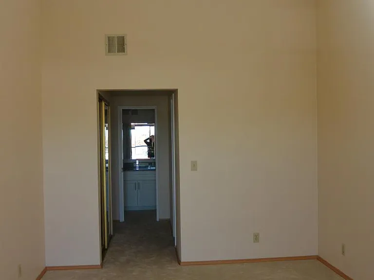 Bedroom with skylight