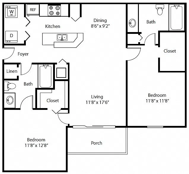 Floor plan B3