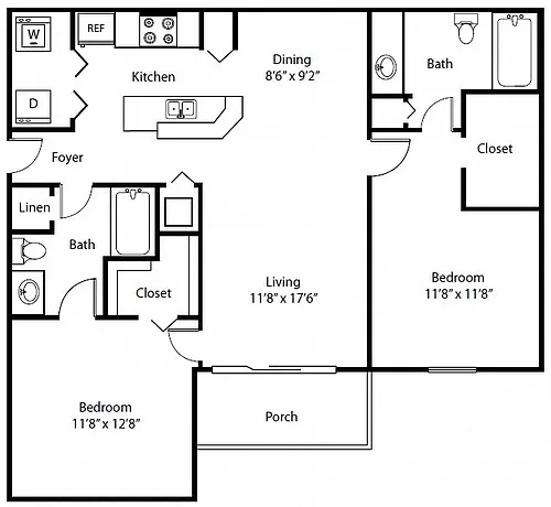 Floor plan B3