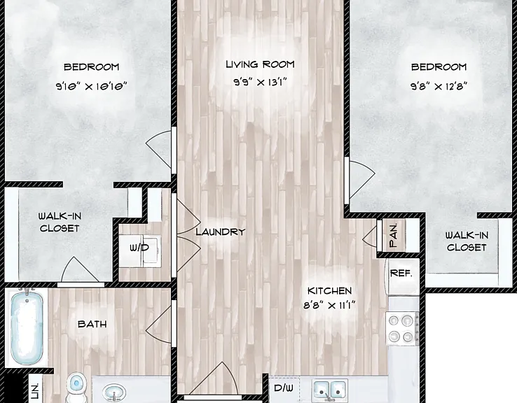 B1 Floorplan Diagram