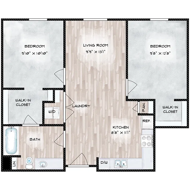 Floor plan B1