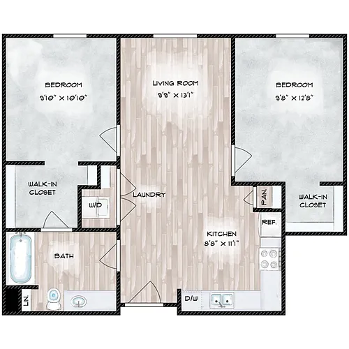 Floor plan B1