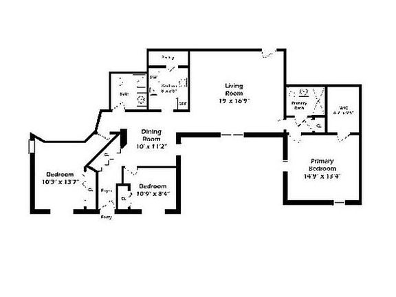 3 Bedrooms, 2 Baths