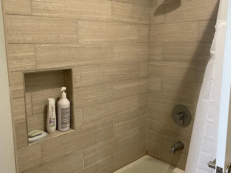 Hall bathroom tub/shower