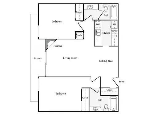 Floor plan 950
