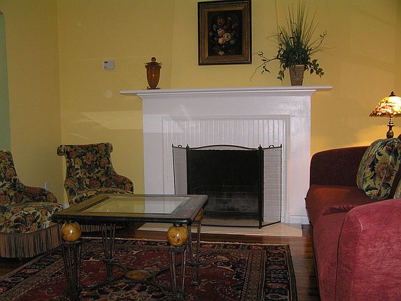 Wood Burning Fireplace