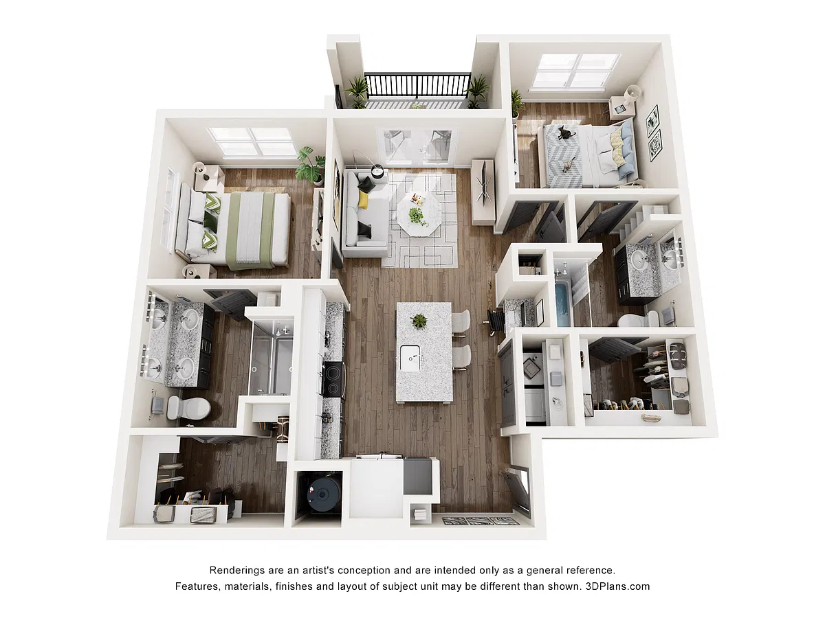 Floor plan B1