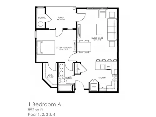 Floor plan 1A