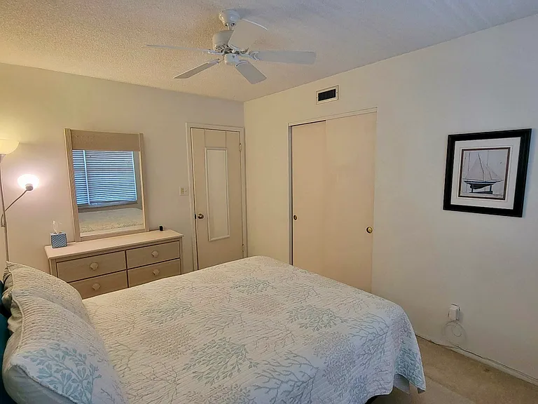 Comfortable queen guest-room.
