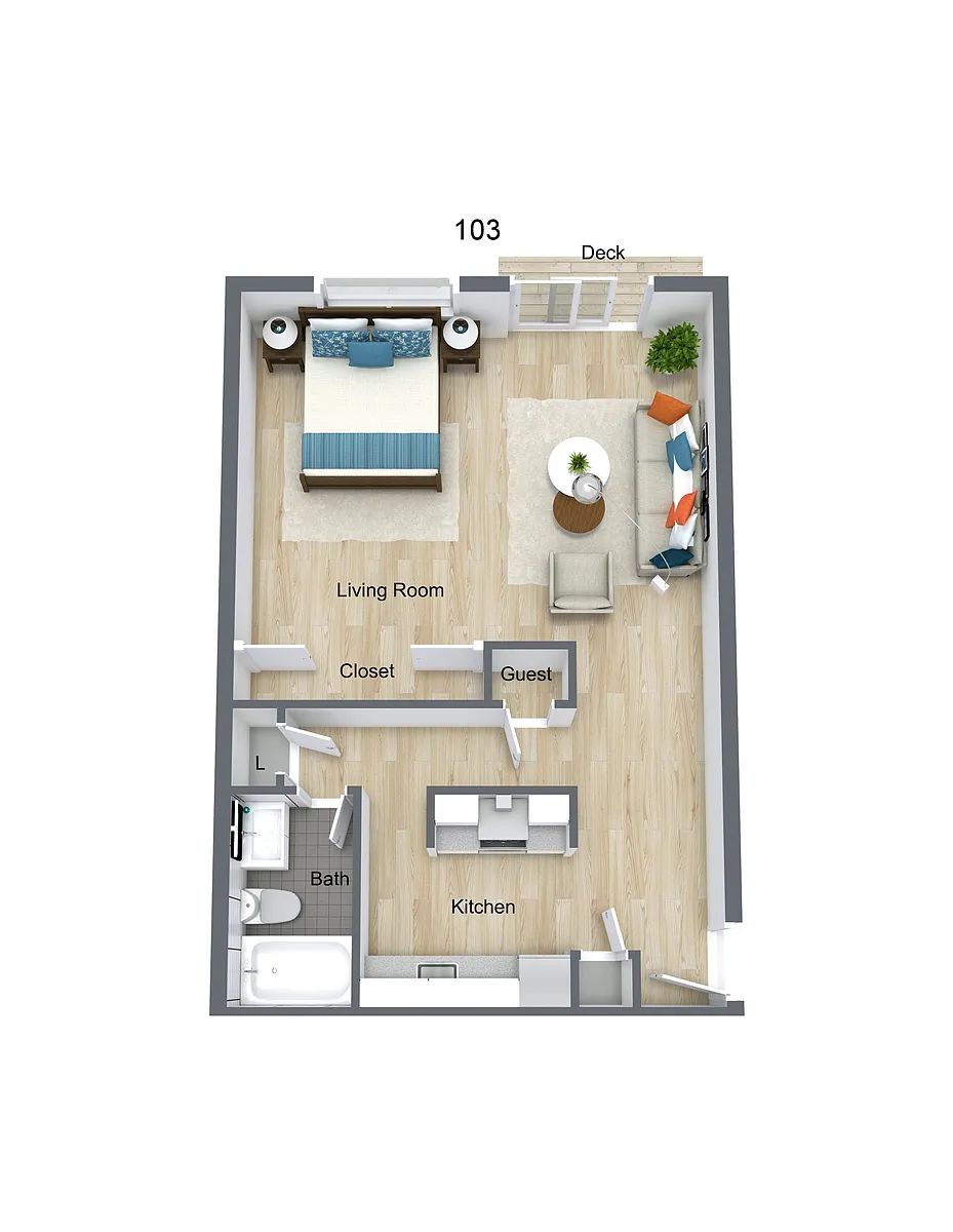 Floor plan Studios